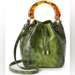 BRAHMIN | Melinda Fern Cassat Bucket Bag & Wallet NWT